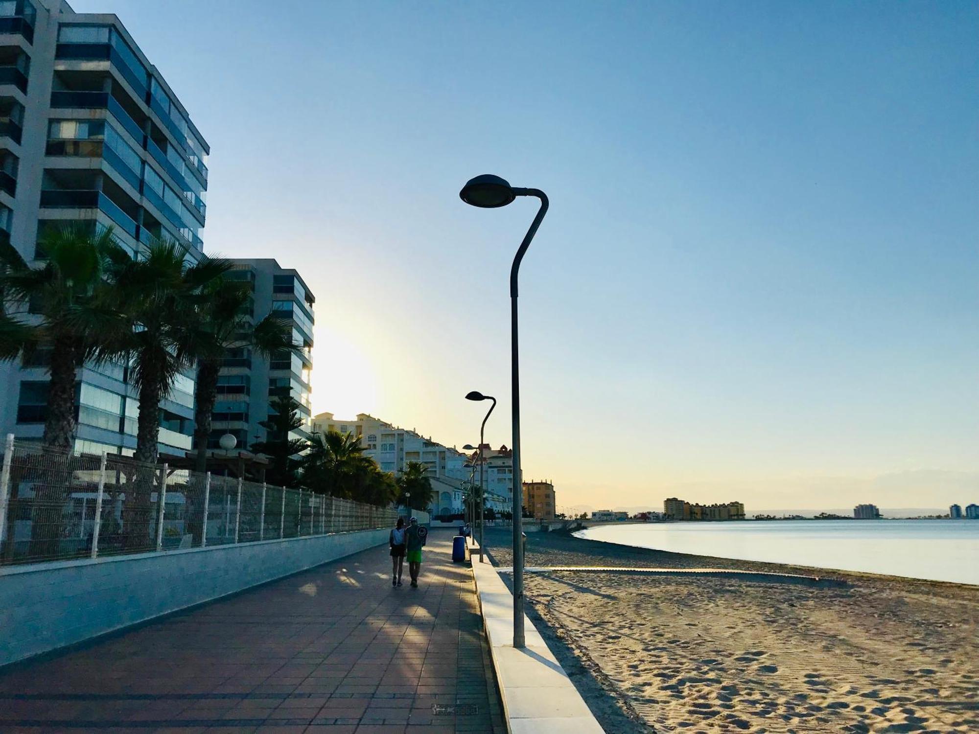 Ferienwohnung Apartamento En Primera Linea Con Vistas A La Playa Ensenada Del Esparto Del Residencial Vina Del Mar La Manga del Mar Menor Exterior foto